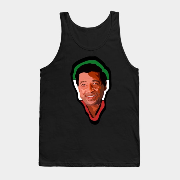 Cesar Chavez Mexico Outline Tank Top by WaltTheAdobeGuy